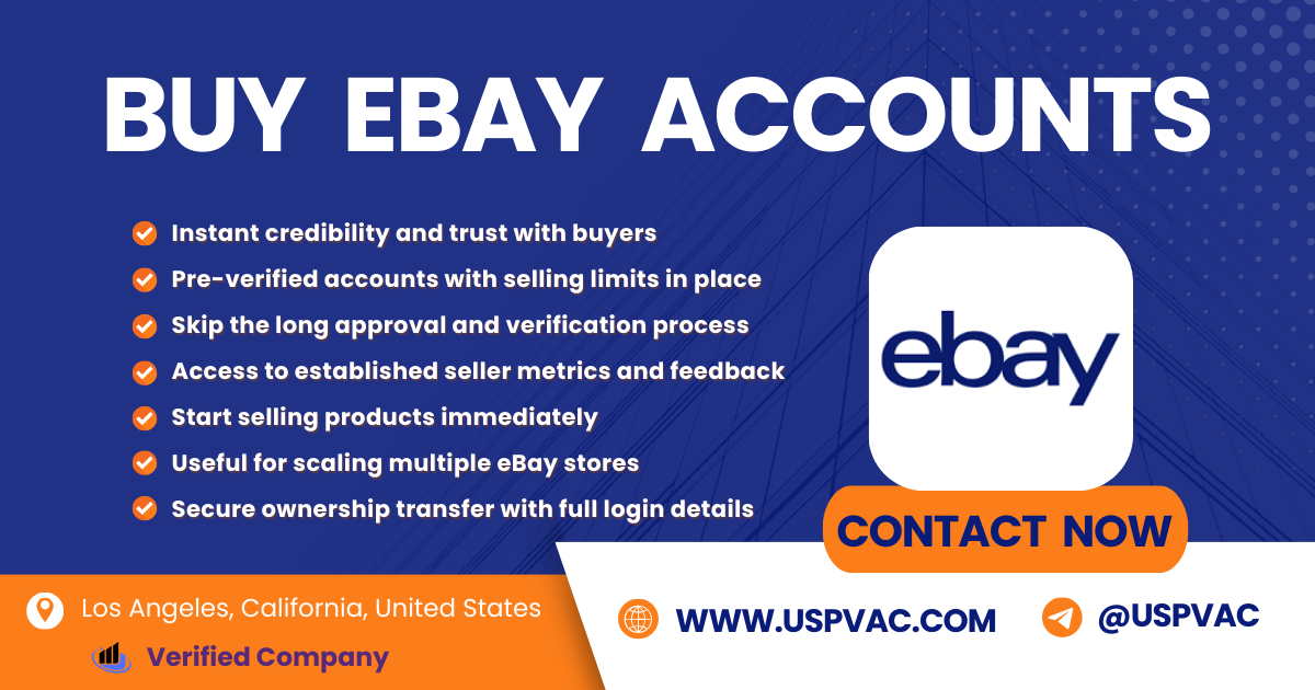 Buy Verified eBay Accounts