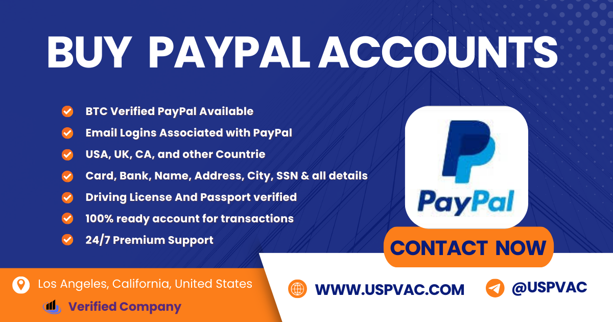 Buy Verified PayPal Accounts 